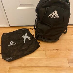 Adidas Black Backpack Durable Athletic Gear